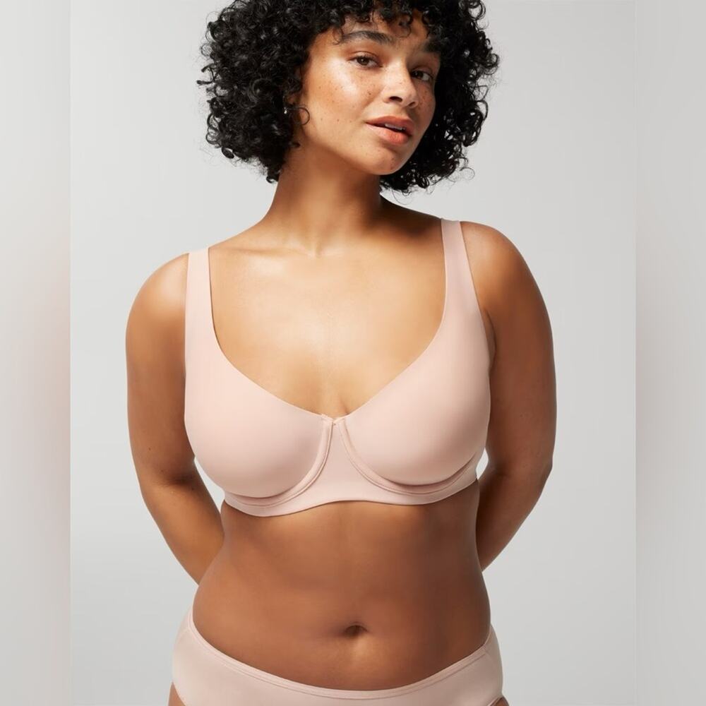 Soma Intimates Soma Essentials Scoop Unlined Balconette Hush 32D NWT